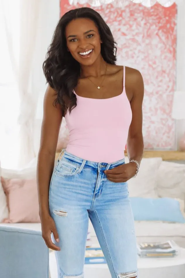 Snatched Tank Bodysuit - Lavender sold by Hazel & Olive