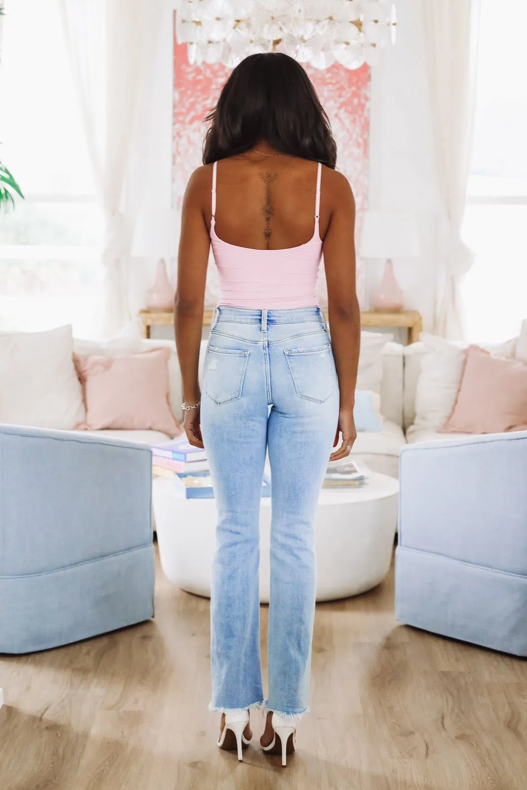 Snatched Tank Bodysuit - Lavender sold by Hazel & Olive product image thumbnail 3