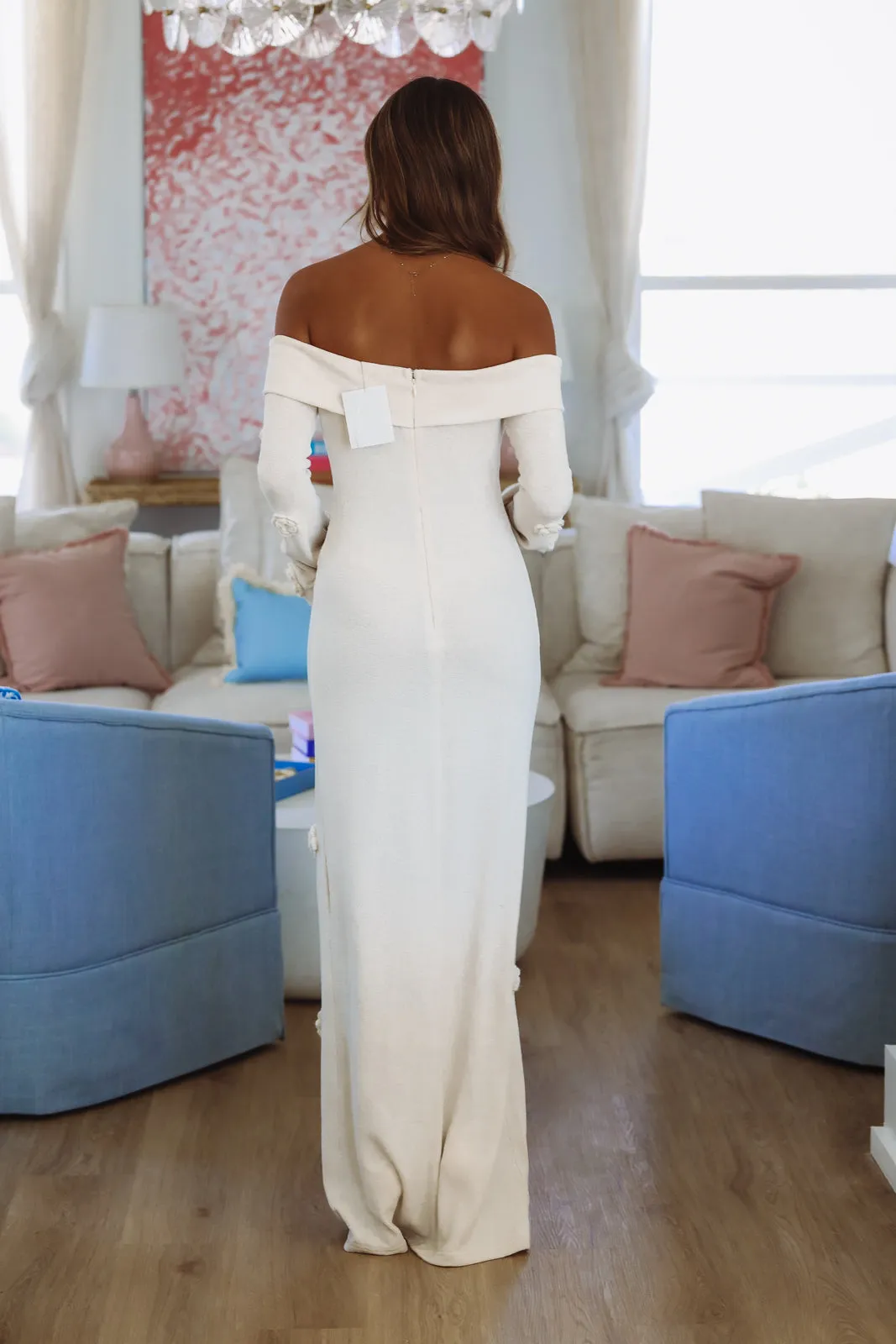 Soho Loft Maxi Dress - Natural Cream sold by Hazel & Olive product image thumbnail 4