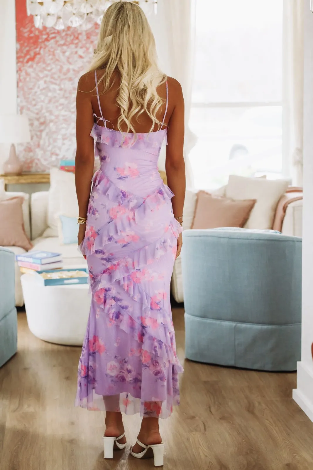 Petals in the Wind Maxi Dress - Lavender sold by Hazel & Olive product image thumbnail 3