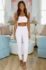 Check Me Out Leggings - Pink and White sold by Hazel & Olive