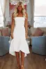 Kiss Me Again Midi Dress - White sold by Hazel & Olive