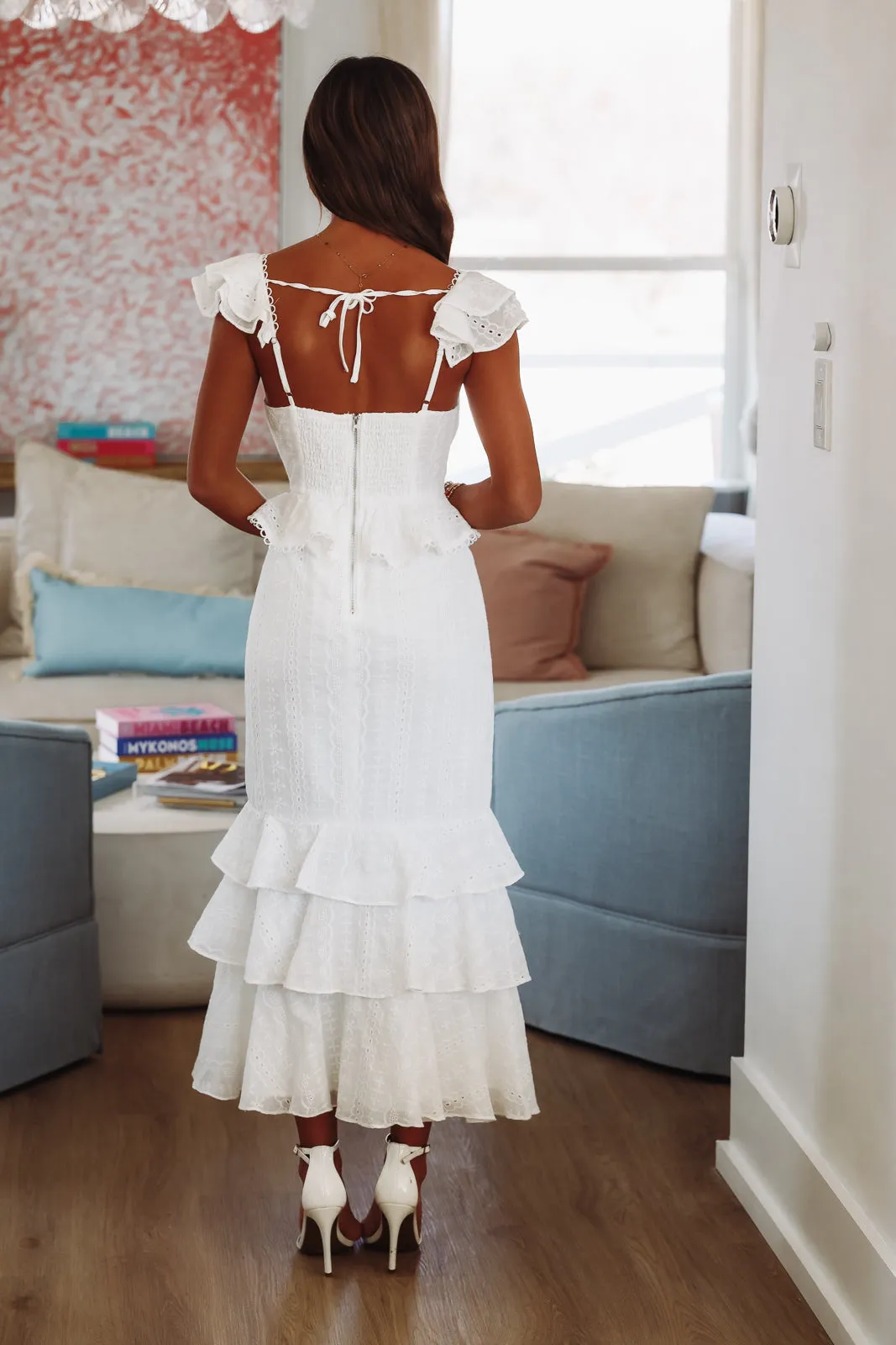 Your Beauty Midi Dress - White sold by Hazel & Olive product image thumbnail 3