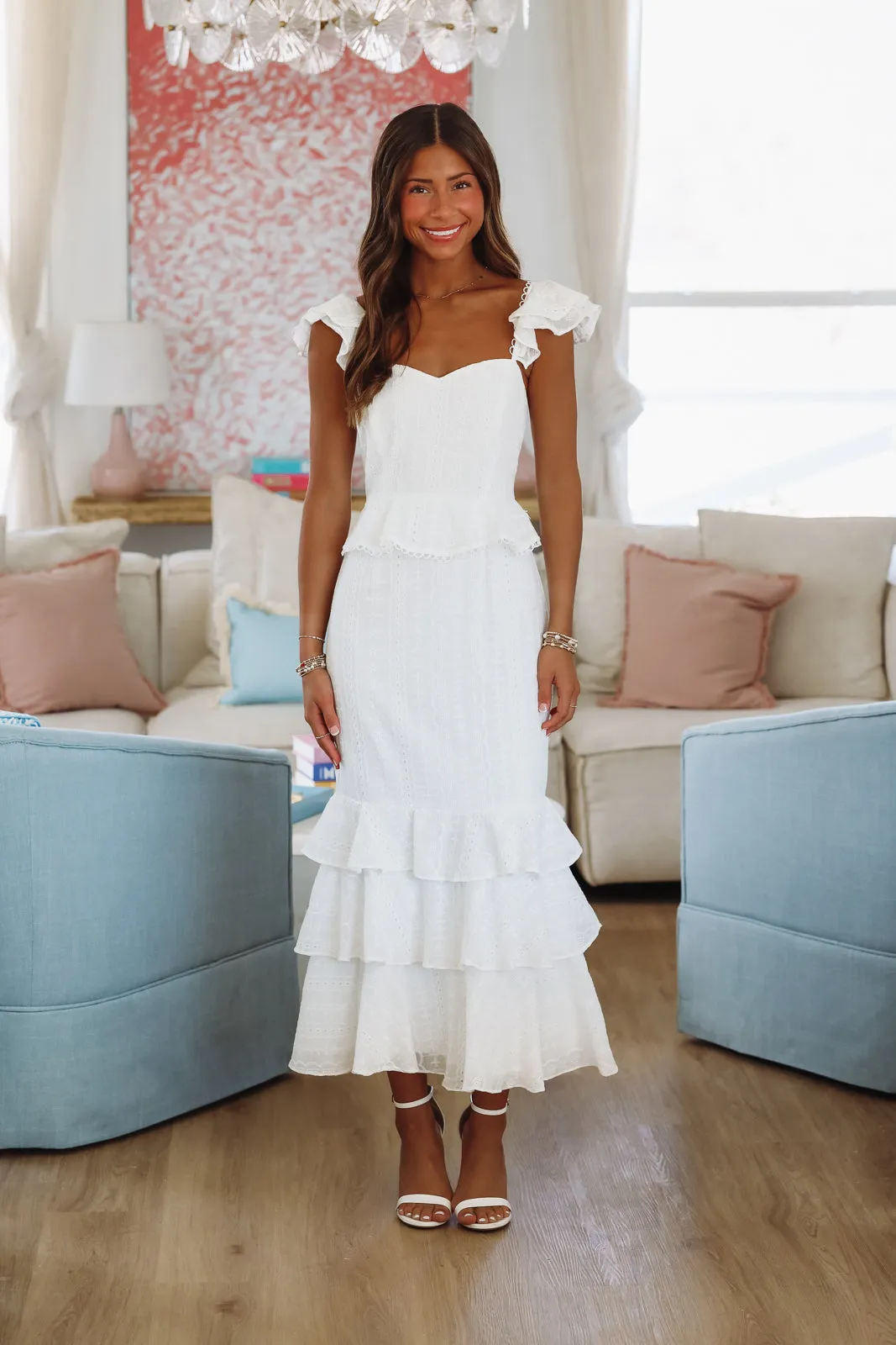 Your Beauty Midi Dress - White sold by Hazel & Olive product image thumbnail 2