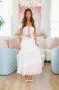 Enchanted Moments Top -  White and Pink sold by Hazel & Olive