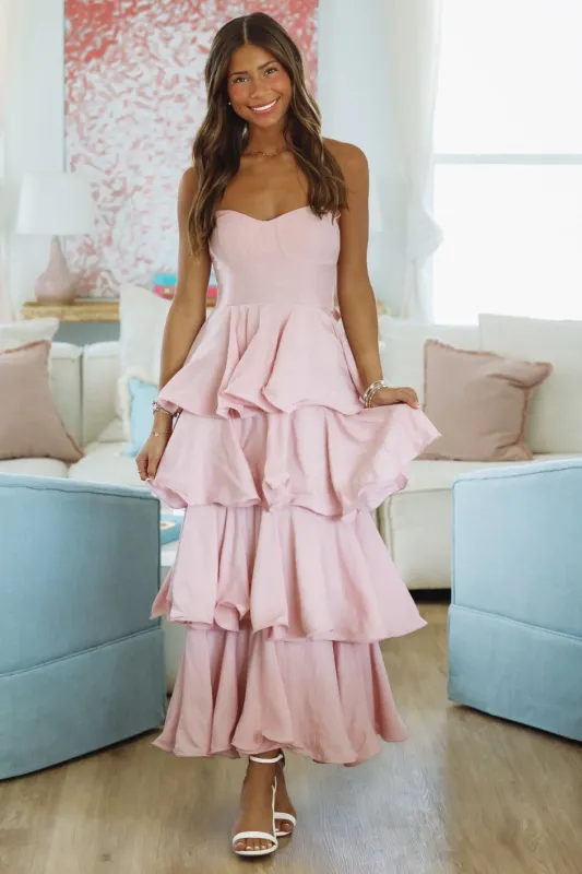 For Always Maxi Dress - Pink sold by Hazel & Olive