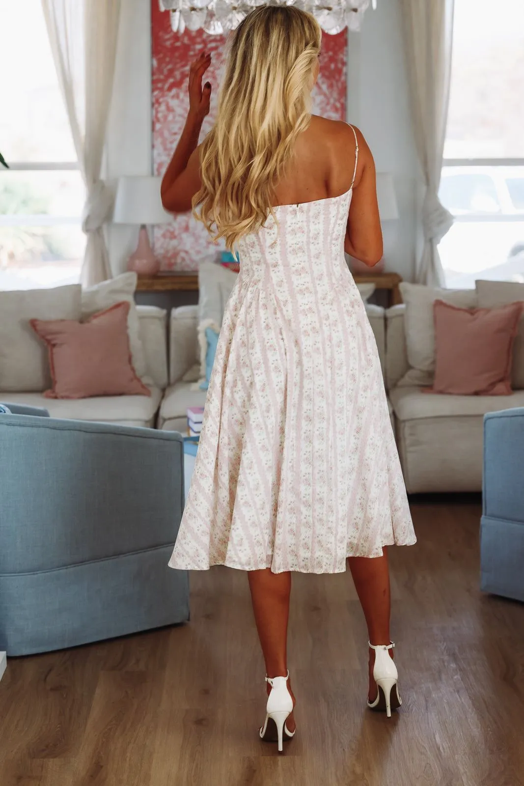 Cute Chick Midi Dress - Pink sold by Hazel & Olive product image thumbnail 4