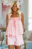 Fairy Lights Shorts and Top Pajama Set - Pink sold by Hazel & Olive
