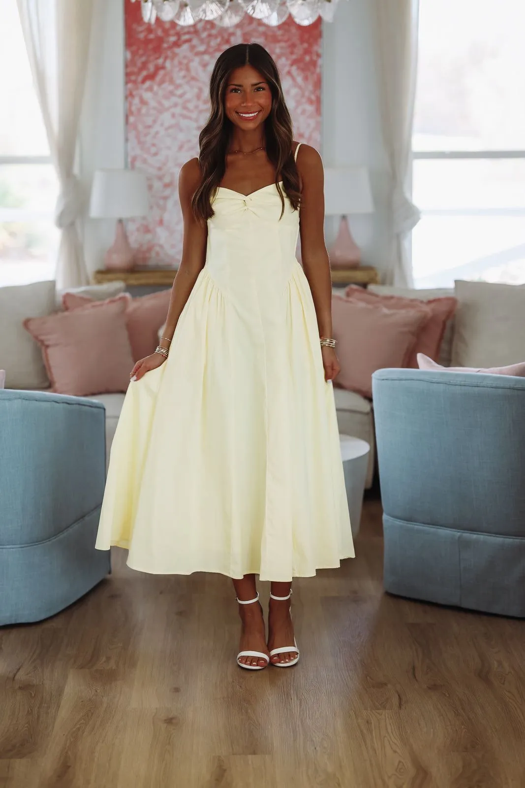 Destene Maxi Dress - Light Yellow sold by Hazel & Olive product image thumbnail 4