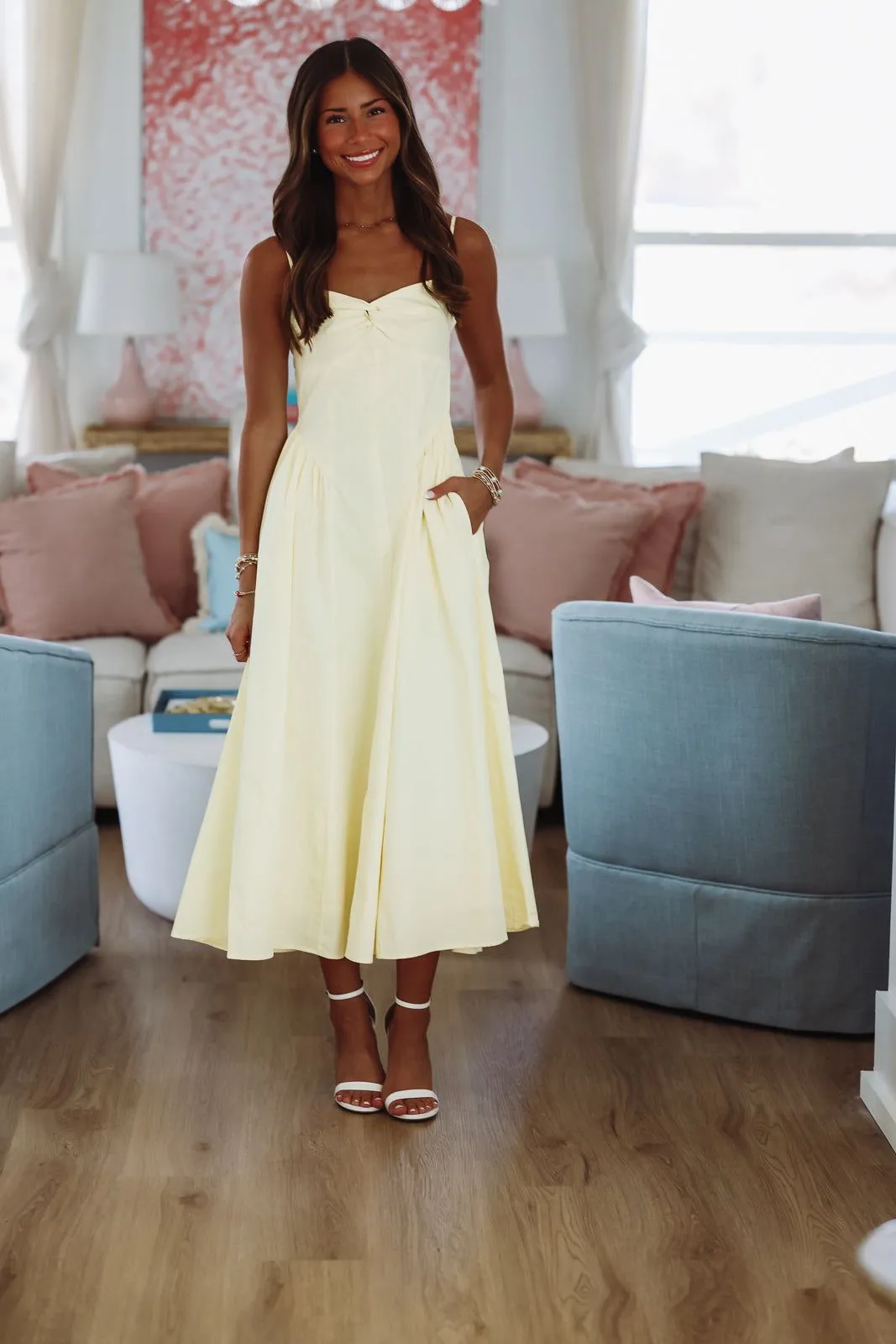Destene Maxi Dress - Light Yellow sold by Hazel & Olive product image thumbnail 2