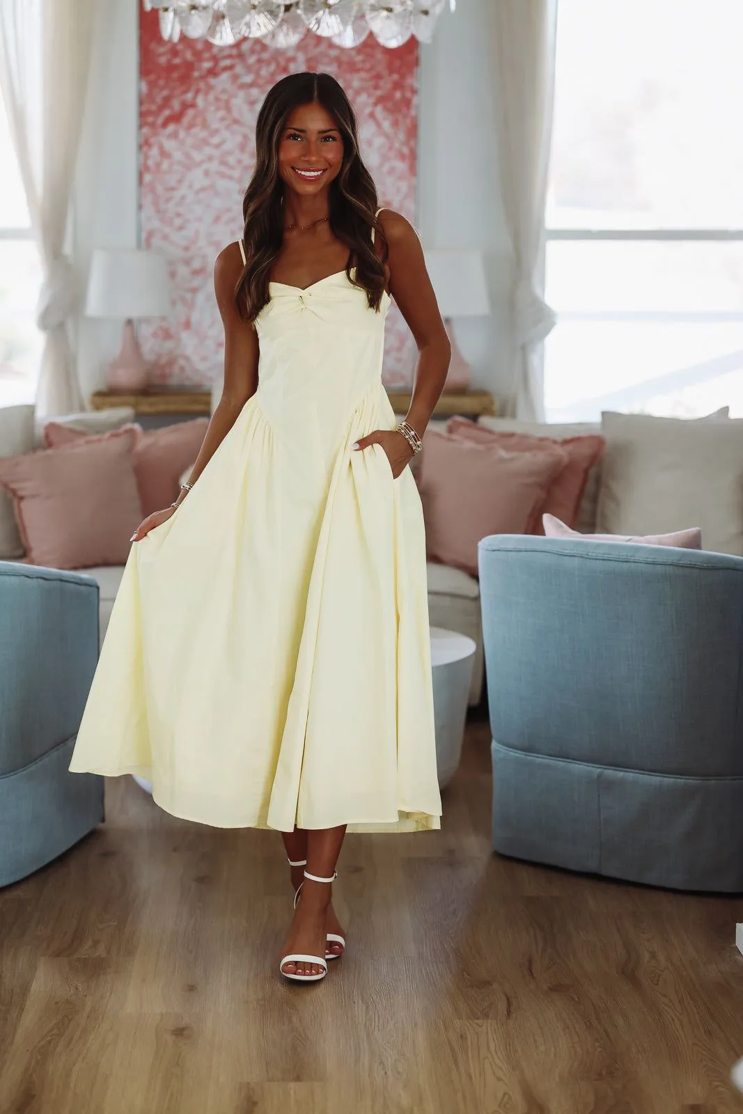 Destene Maxi Dress - Light Yellow sold by Hazel & Olive product image thumbnail 3