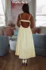 Destene Maxi Dress - Light Yellow sold by Hazel & Olive