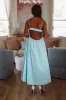 Destene Maxi Dress - Light Blue sold by Hazel & Olive