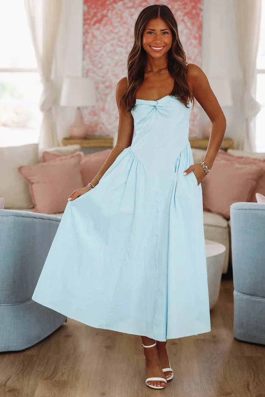 Destene Maxi Dress - Light Blue sold by Hazel & Olive