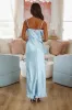 Citrus Spice Maxi Dress - Blue sold by Hazel & Olive