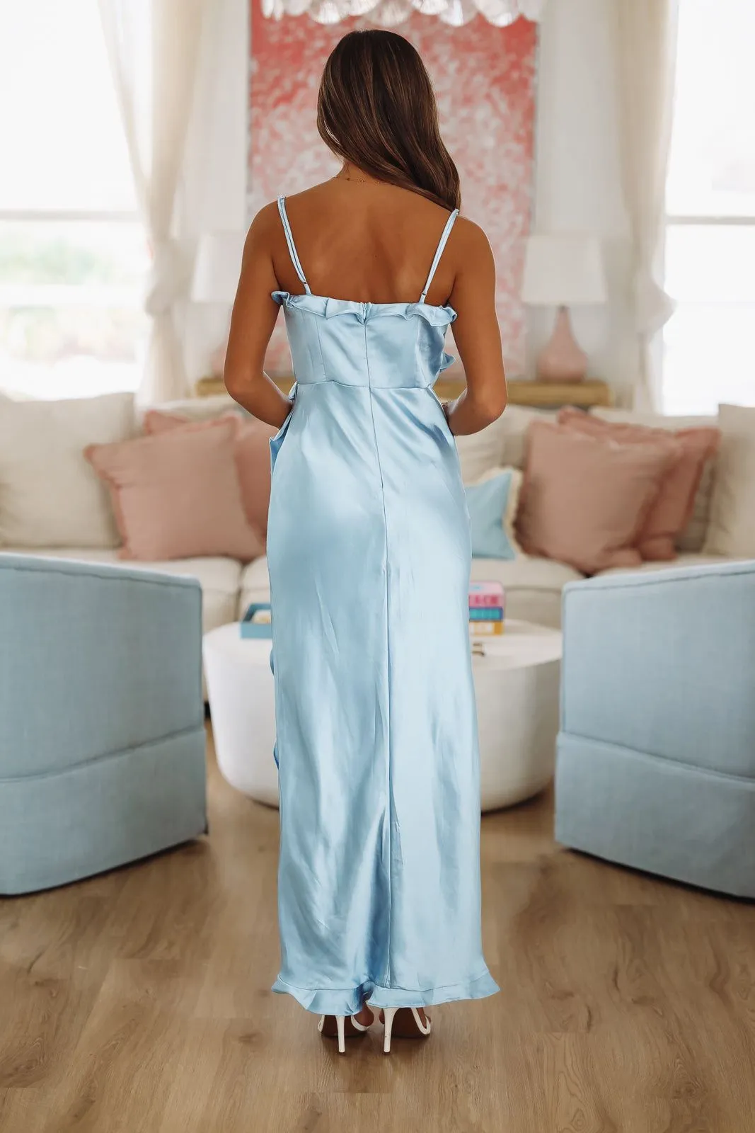 Citrus Spice Maxi Dress - Blue sold by Hazel & Olive product image thumbnail 3