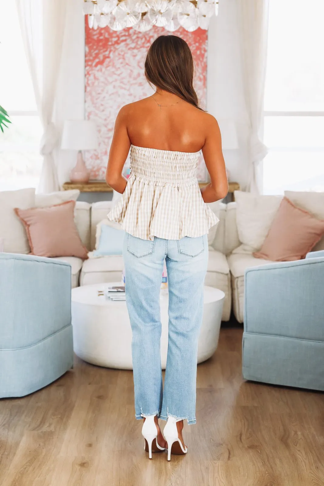 Don't Rush Top - Beige sold by Hazel & Olive product image thumbnail 2