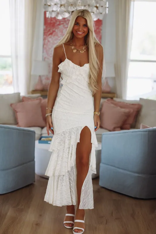 Big Celebration Maxi Dress - Cream sold by Hazel & Olive