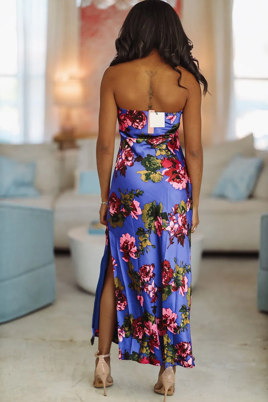 Different Level Maxi Dress - Blue sold by Hazel & Olive product image thumbnail 3