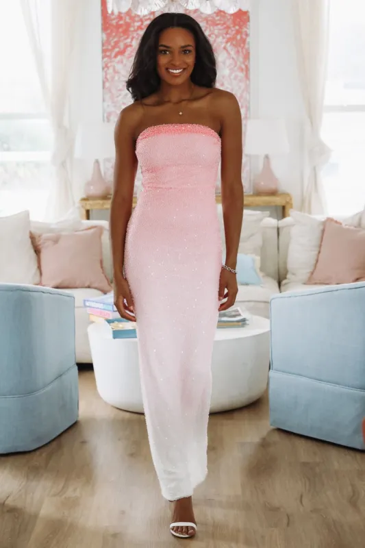 I'm Gorgeous Maxi Dress - Pink sold by Hazel & Olive