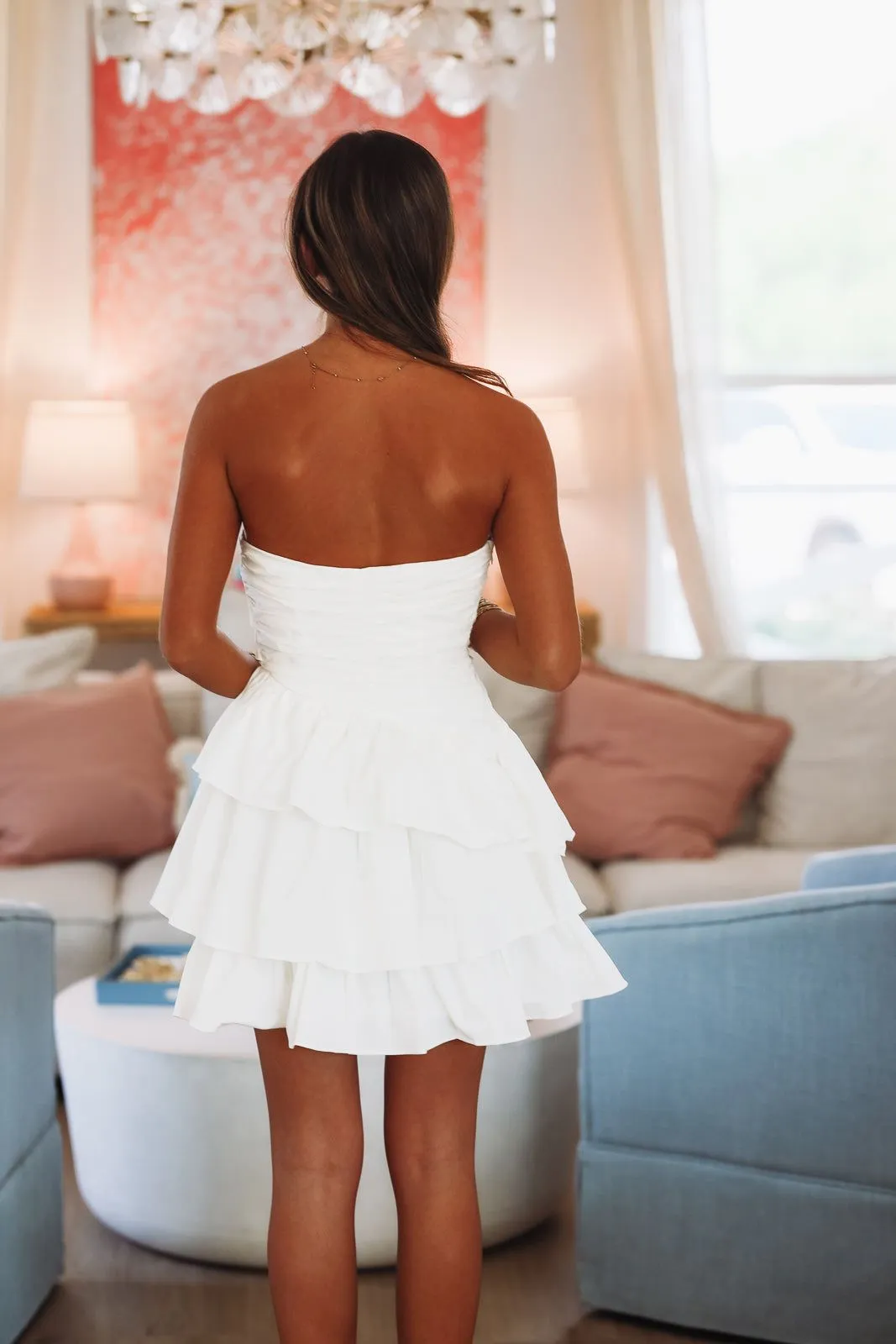 Angel Face Mini Dress - Off White sold by Hazel & Olive product image thumbnail 4