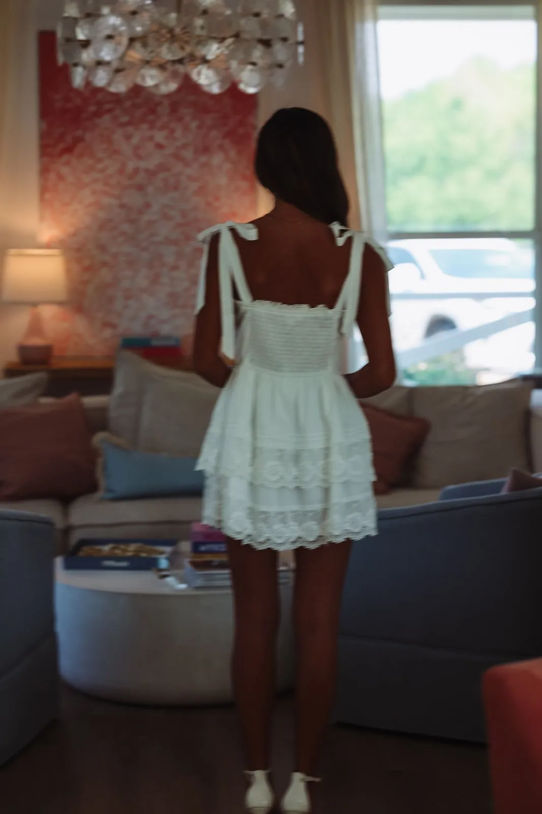 I'm Ready Mini Dress - White sold by Hazel & Olive product image thumbnail 4