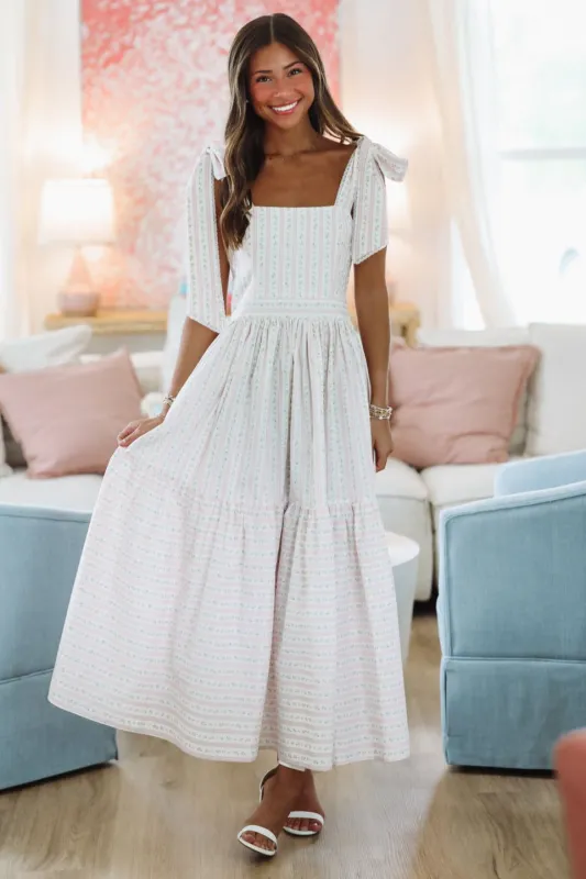 Divine Diva Midi Dress - Pink sold by Hazel & Olive