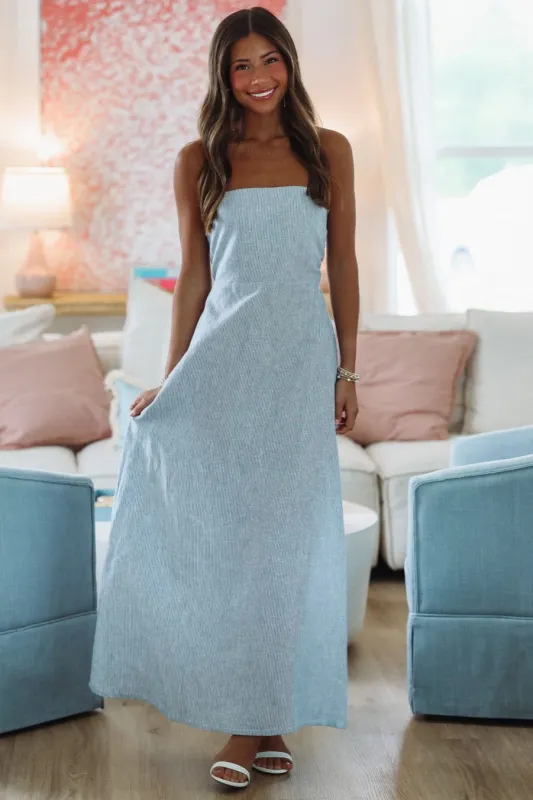 Regency Maxi Dress - Navy sold by Hazel & Olive