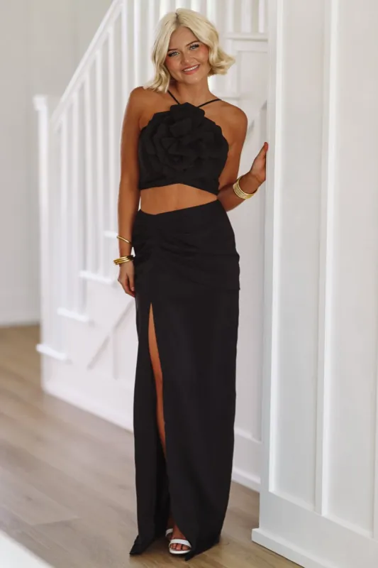 Venus in Love Maxi Dress - Black sold by Hazel & Olive