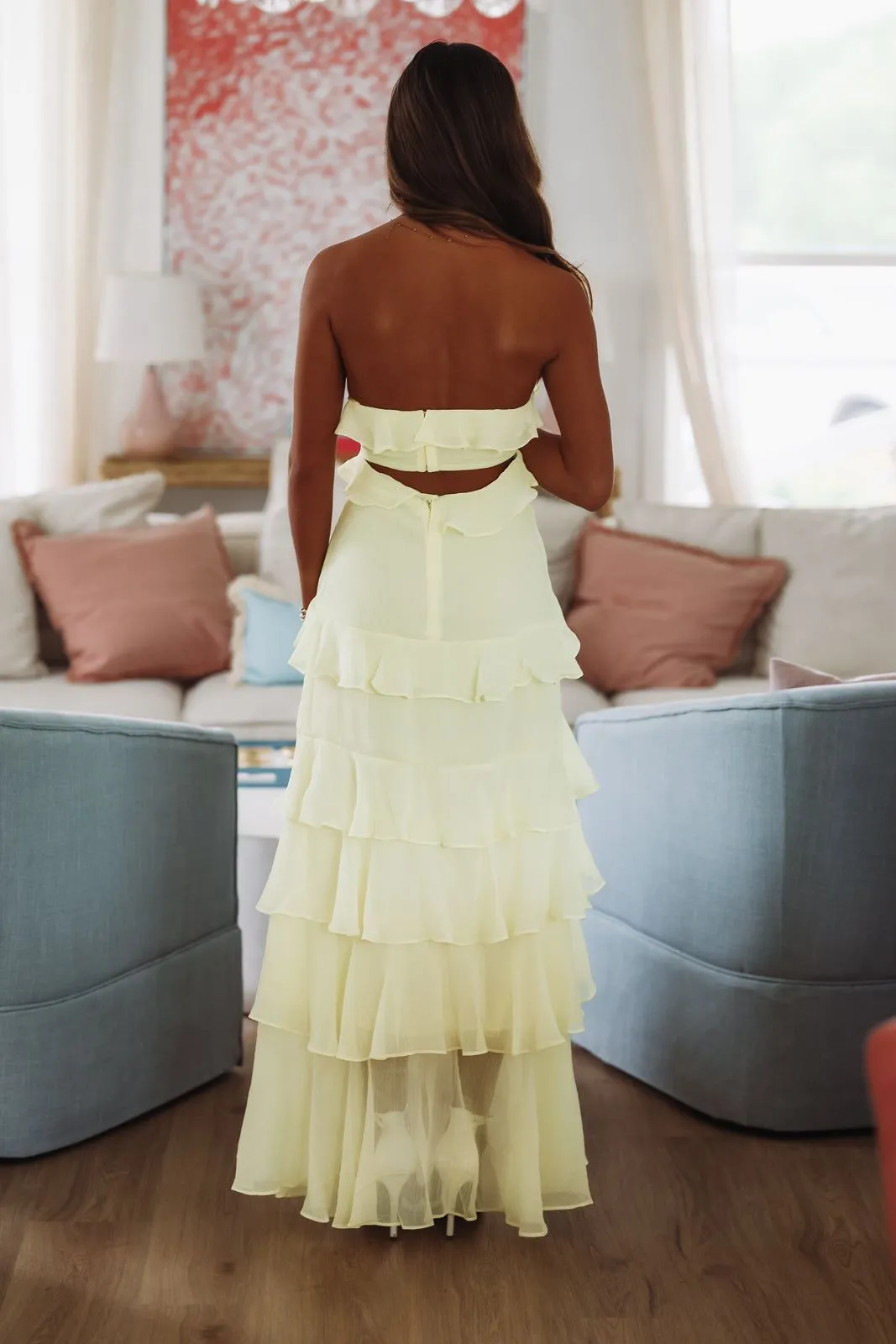 First Class Maxi Dress - Yellow sold by Hazel & Olive product image thumbnail 3