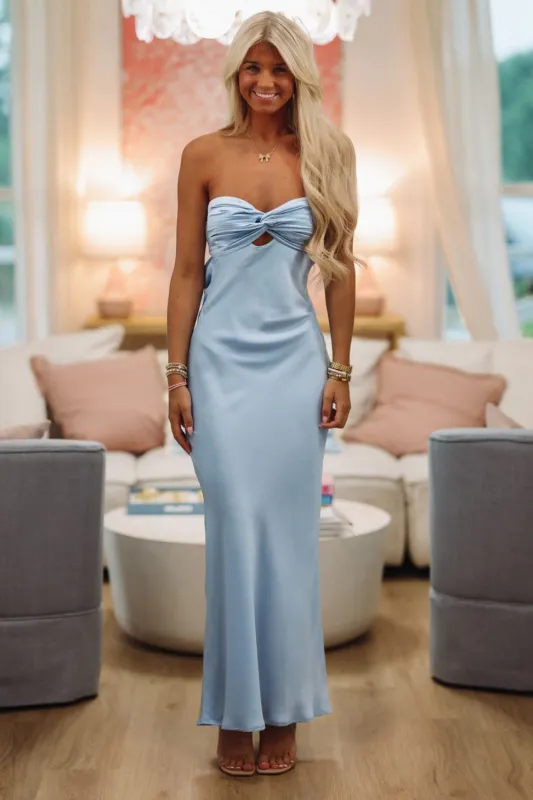 Eternal Flame Maxi Dress - Blue sold by Hazel & Olive