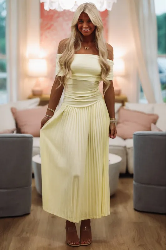 Laken Maxi Dress - Yellow sold by Hazel & Olive