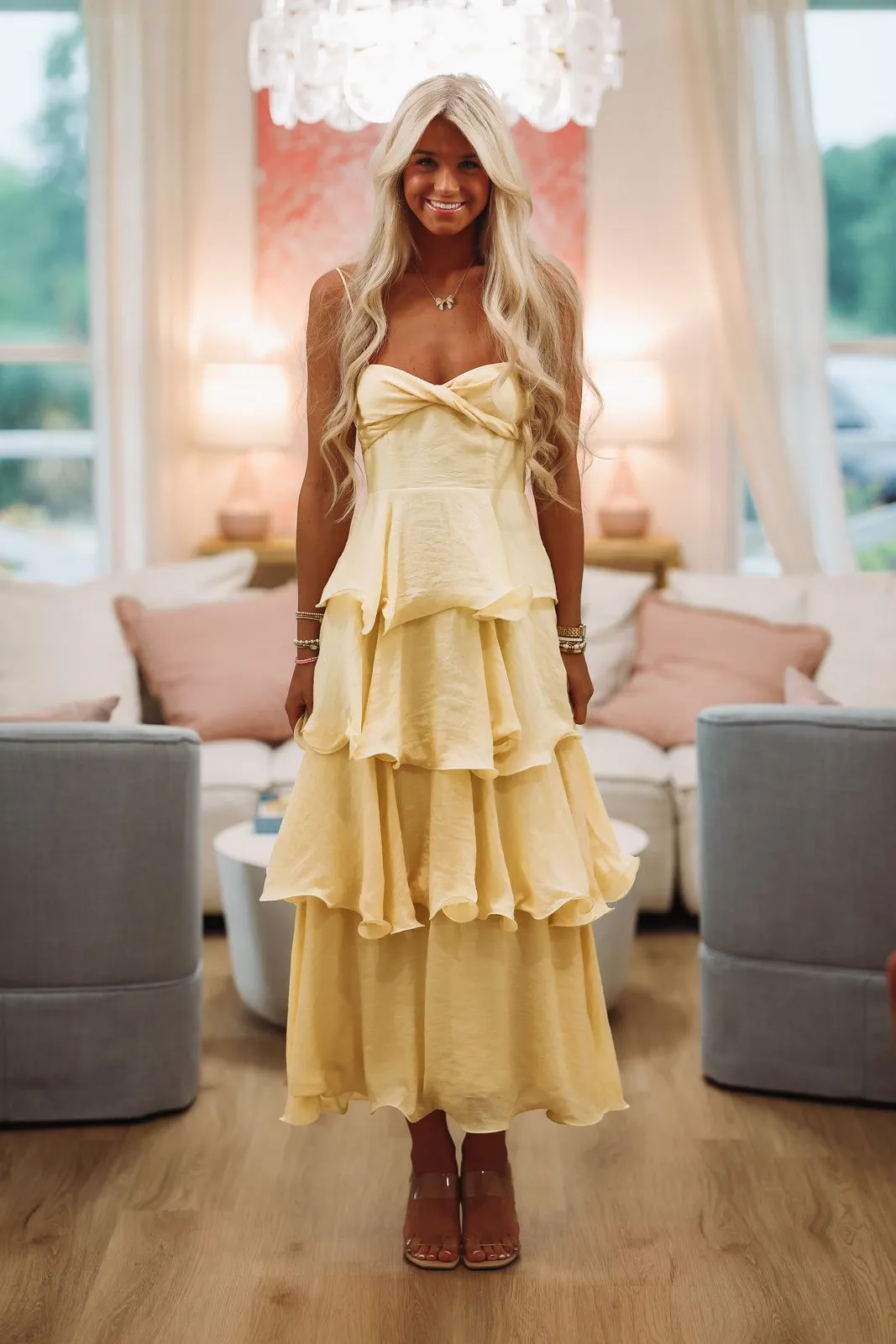 One More Dance Maxi Dress - Yellow sold by Hazel & Olive product image thumbnail 2