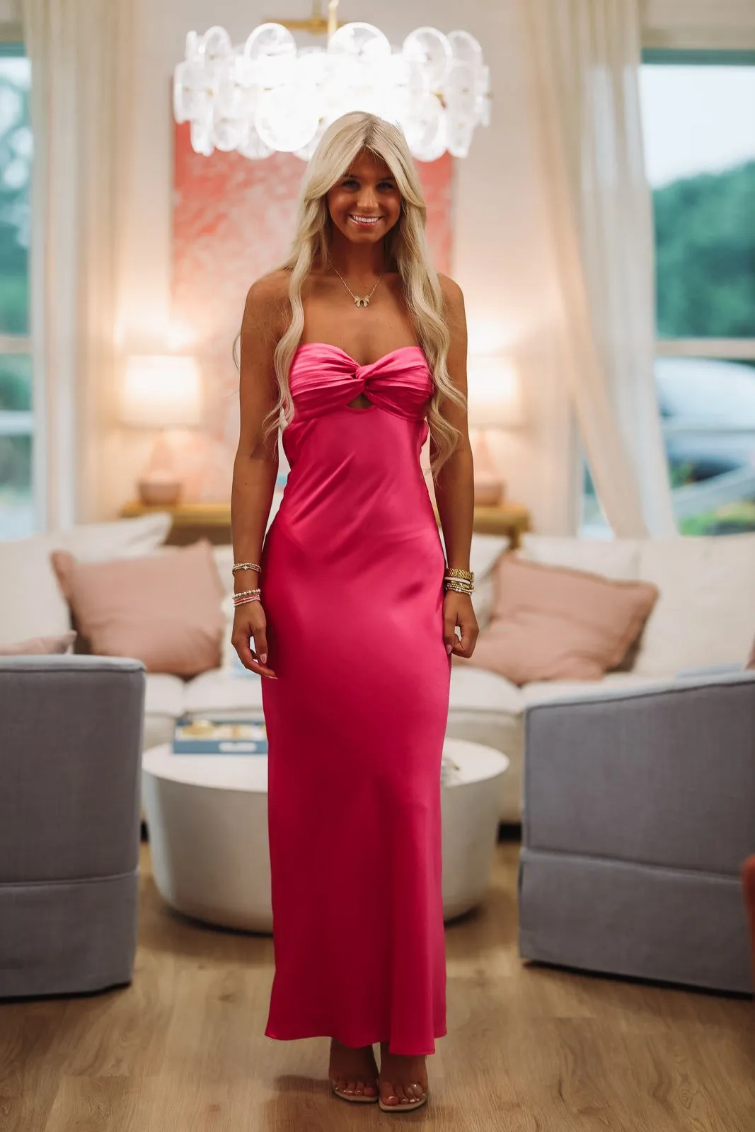 Eternal Flame Maxi Dress - Magenta sold by Hazel & Olive product image thumbnail 2