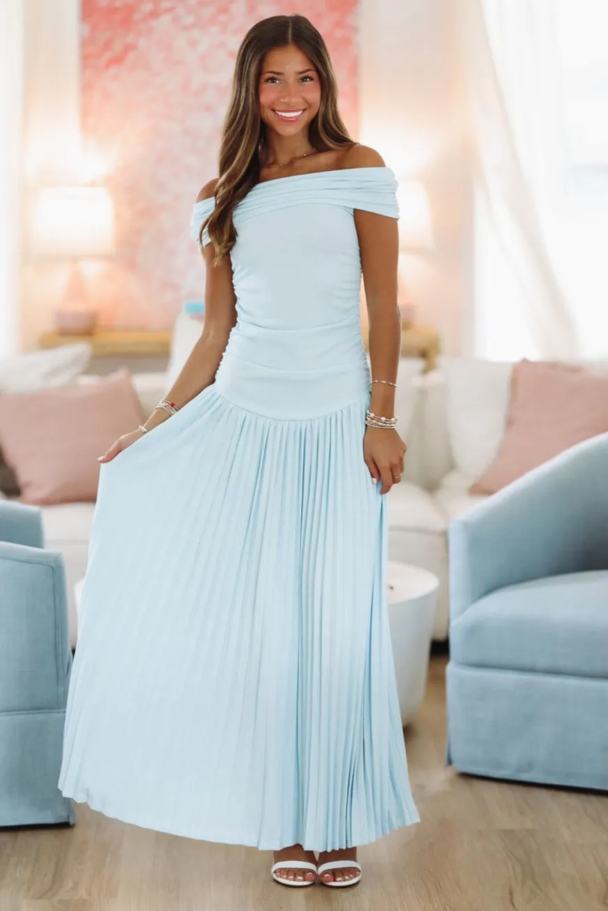 Laken Maxi Dress - Blue sold by Hazel & Olive