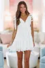 Love Whispers Mini Dress - Off White sold by Hazel & Olive