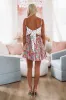 Fluttering Whimsy Mini Dress - Red and Blue sold by Hazel & Olive