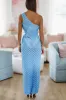 Dunes and Deck Parties Top - Blue sold by Hazel & Olive