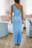 Dune and Deck Parties Midi Skirt - Blue sold by Hazel & Olive