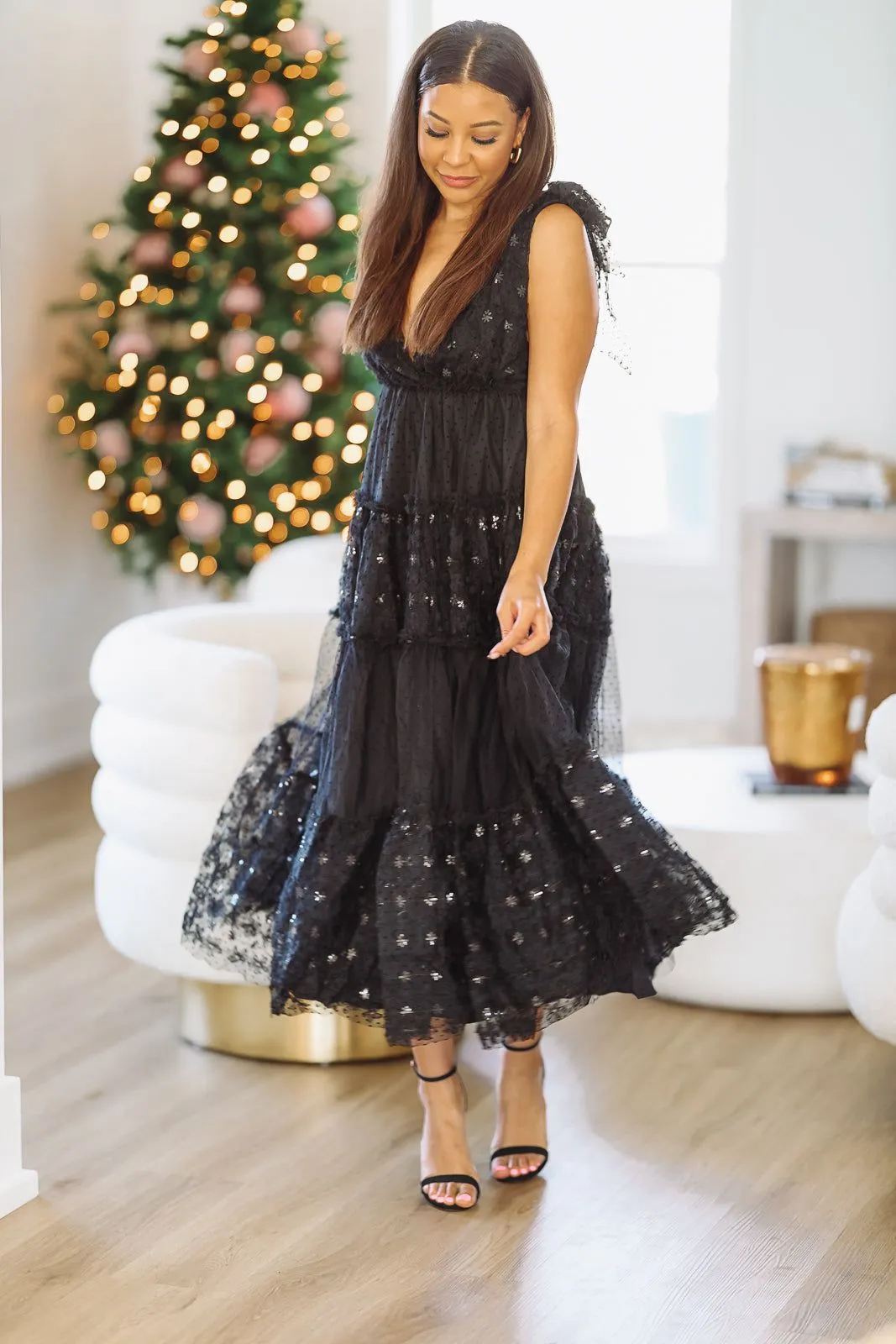 Tiered Love Maxi Dress - Black (FINAL SALE) sold by Hazel & Olive product image thumbnail 3