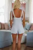 Country Concert Romper - Denim sold by Hazel & Olive