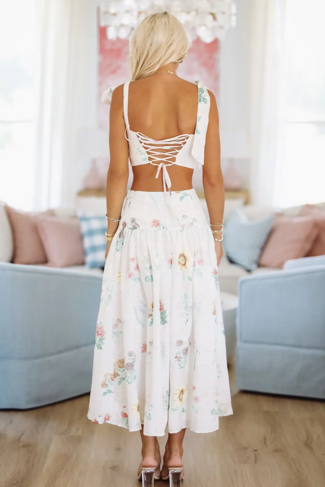 Hello Beautiful Bustier Top - Cream sold by Hazel & Olive product image thumbnail 4