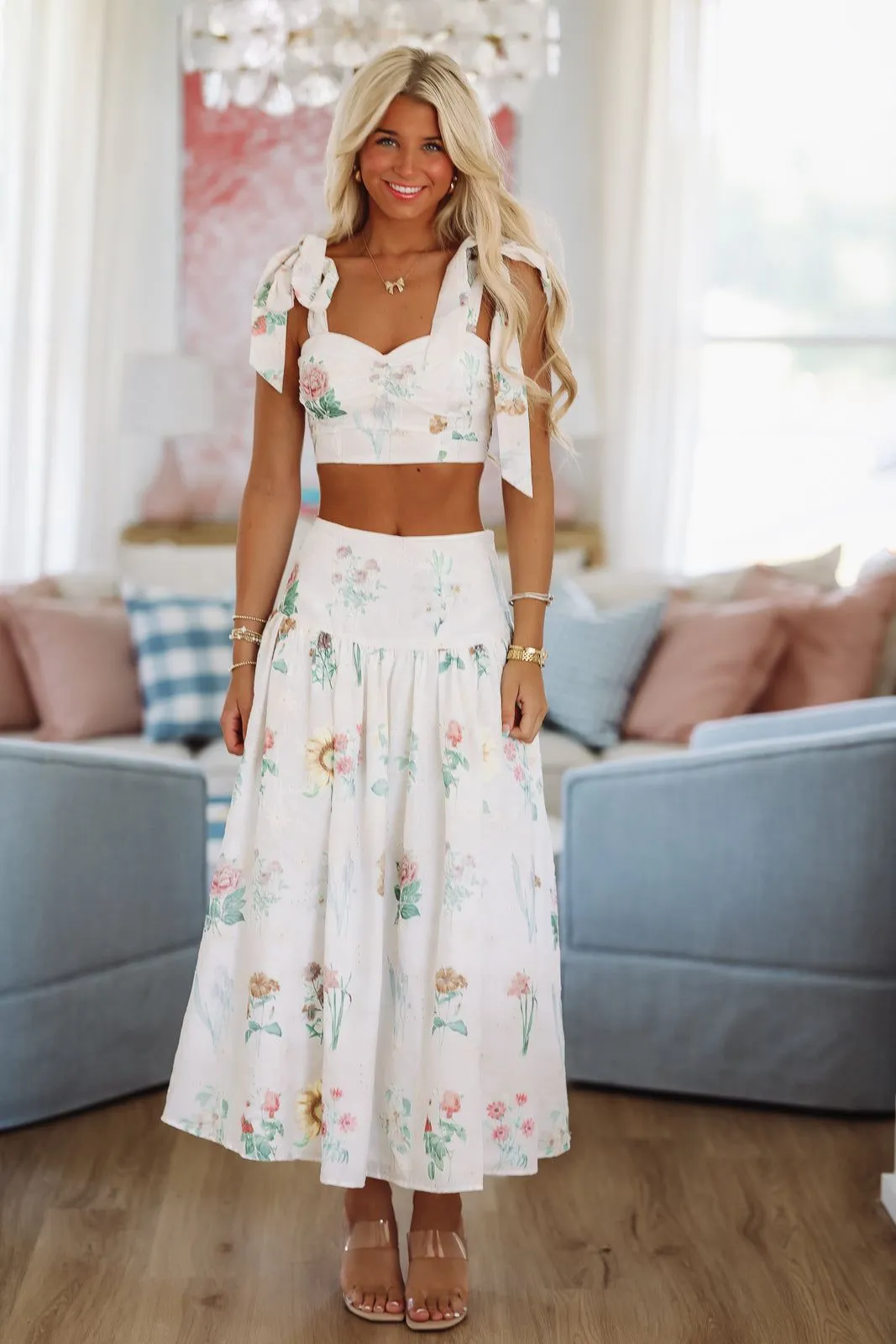 Hello Beautiful Bustier Top - Cream sold by Hazel & Olive product image thumbnail 2