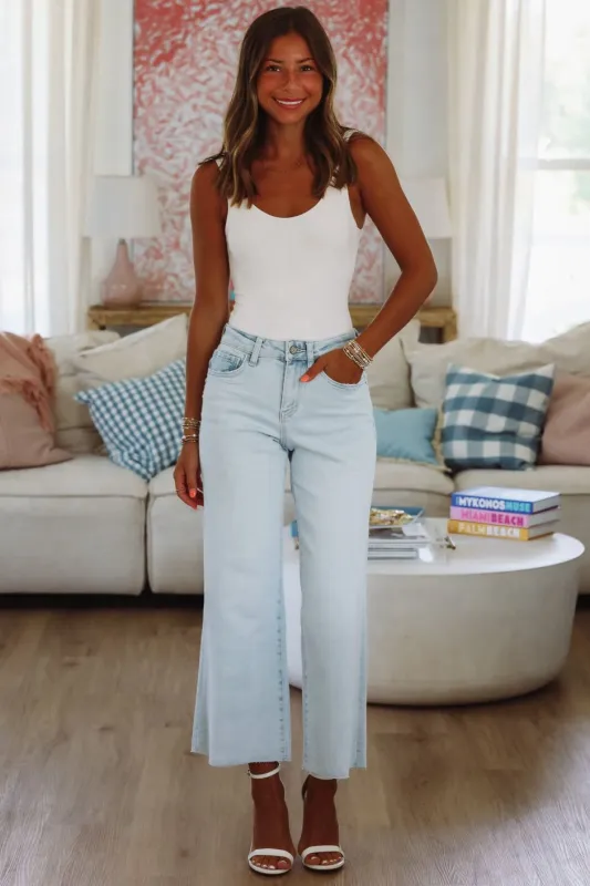 Olivia High Rise Jeans - Light Wash sold by Hazel & Olive
