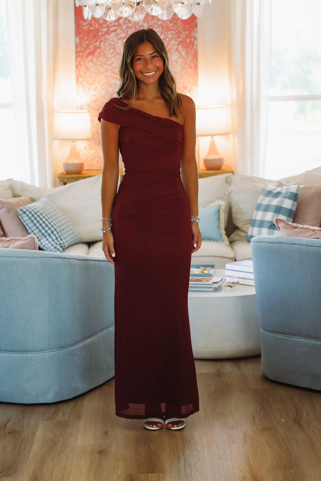 Meet Glamour Maxi Dress - Wine sold by Hazel & Olive product image thumbnail 2