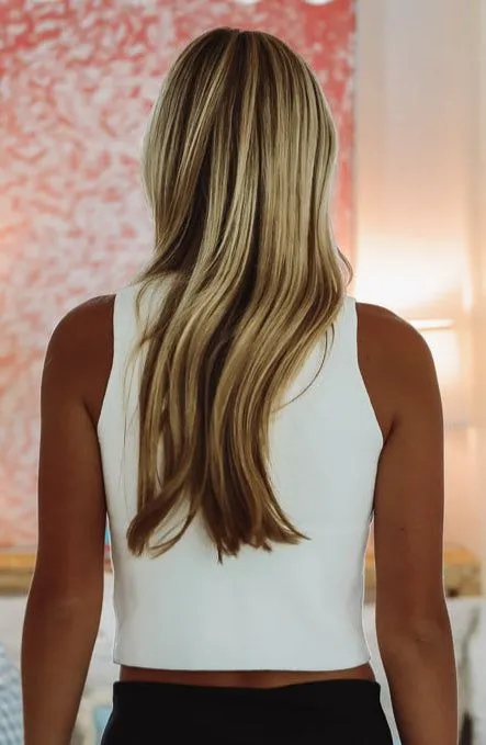 Kimmie Vest Top - Ivory sold by Hazel & Olive product image thumbnail 4