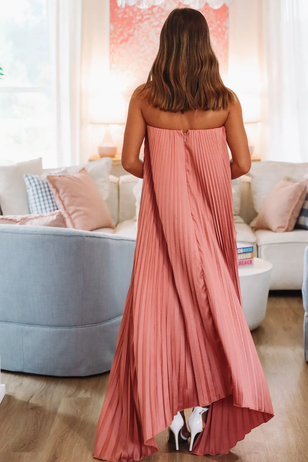 Moonlight Maxi Dress - Blush Pink sold by Hazel & Olive product image thumbnail 3