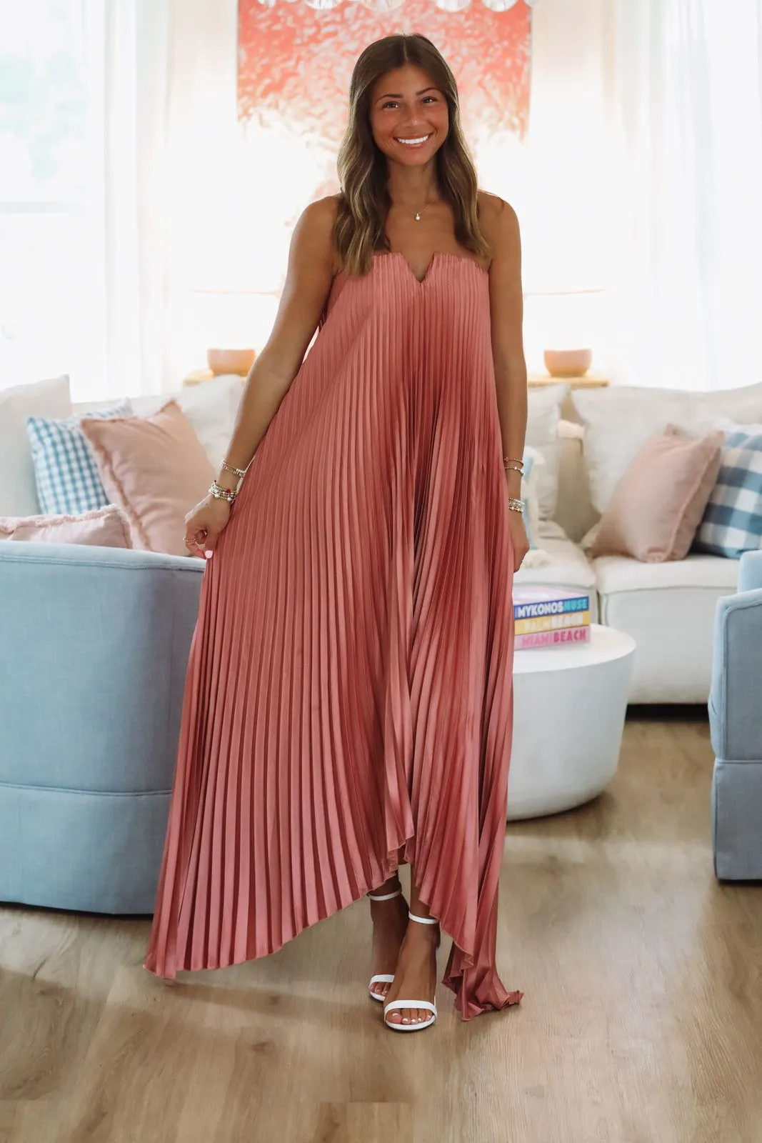 Moonlight Maxi Dress - Blush Pink sold by Hazel & Olive product image thumbnail 2