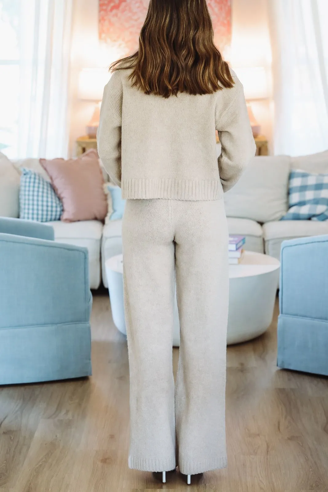 Comfy Snuggles Sweater and Pants Set - Beige sold by Hazel & Olive product image thumbnail 3
