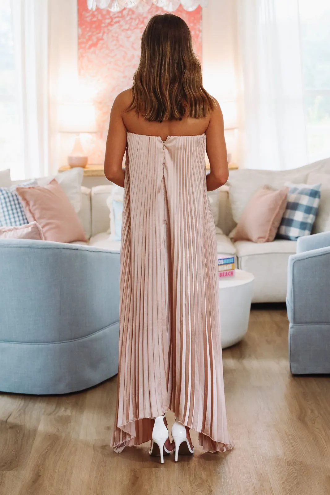 Moonlight Maxi Dress - Blush sold by Hazel & Olive product image thumbnail 4